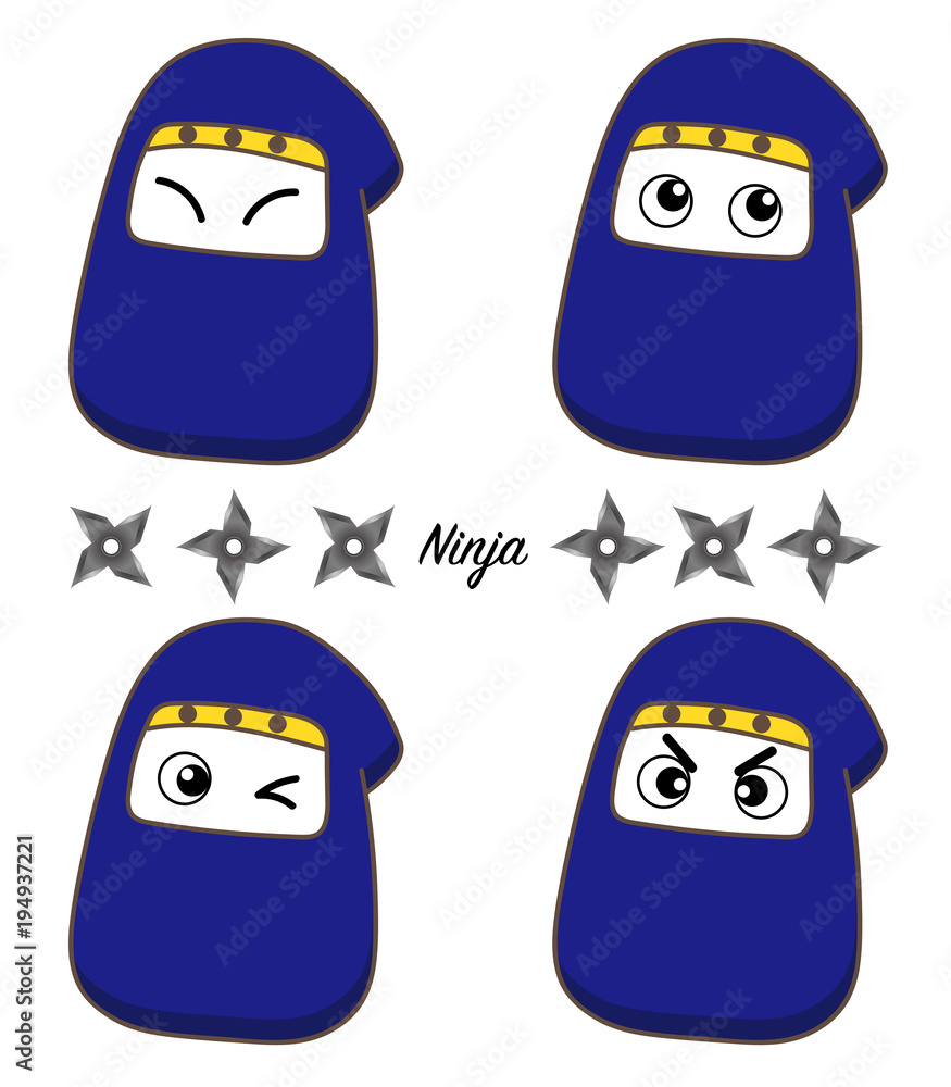 かわいい忍者アイコンセット 全身 Stock Vector Adobe Stock かわいい忍者アイコンセット 全身 Stock Vector Adobe Stock