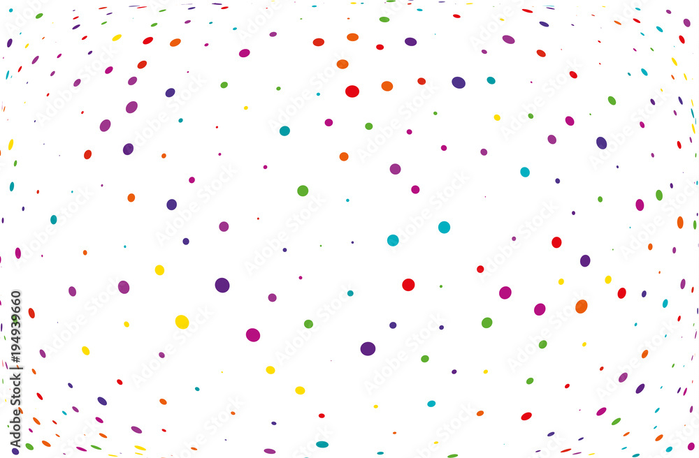 Festival pattern with color round glitter, confetti. Random, chaotic polka dot. Bright background Vector illustration. Festival pattern with color round glitter, confetti. Random, chaotic polka dot. Bright background Vector illustration.