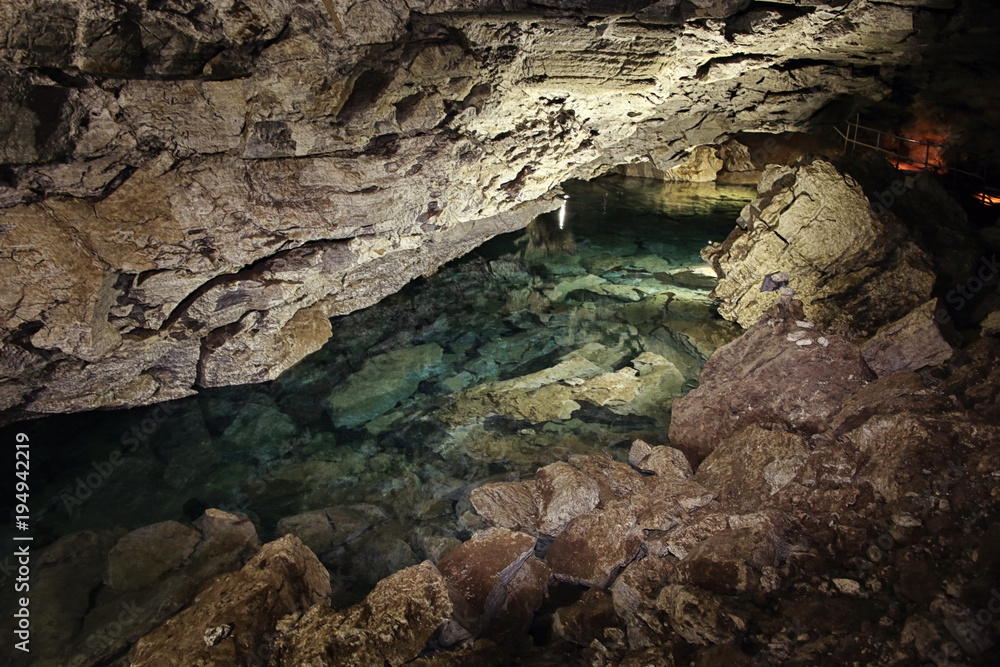 Cave landscape caving