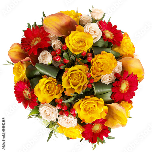 Yellow-red bouquet