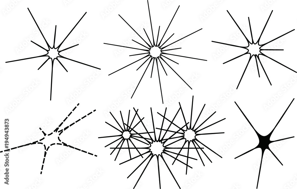 Cartoon effect simple line flash set.eps Cartoon effect simple line flash set.eps