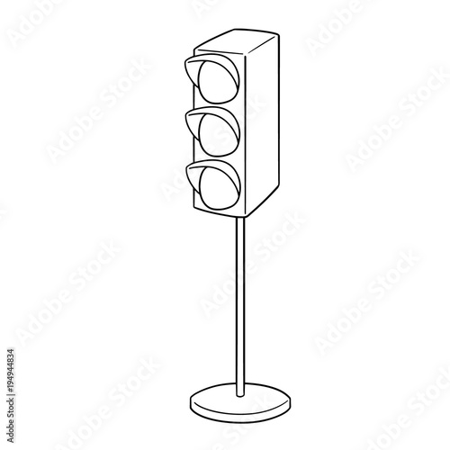 vector of traffic light