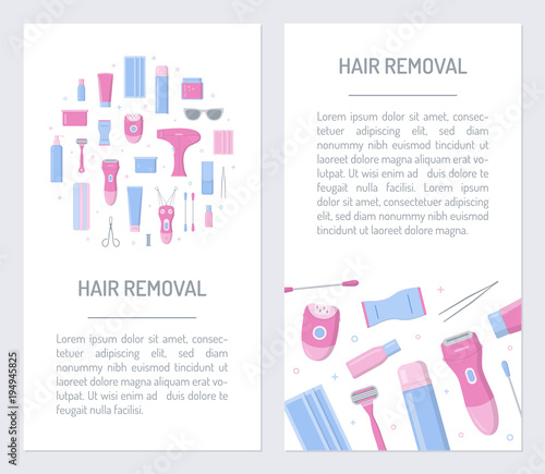 Flyers for hair removal 