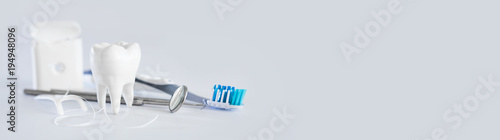 Fotografie, Tablou Tooth, health, dentistry concept.