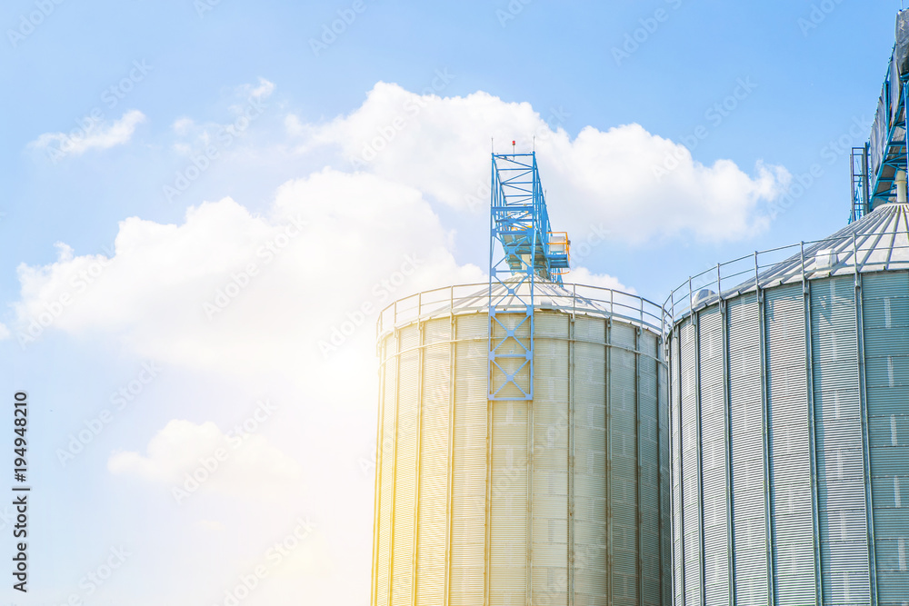 Industrial view at oil refinery plant form industry zone Industrial view at oil refinery plant form industry zone