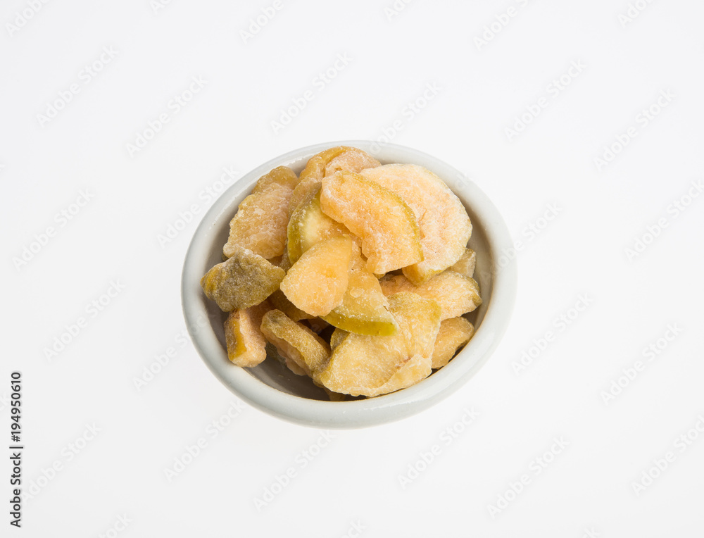 dried guava or dried fruits on a background. dried guava or dried fruits on a background.