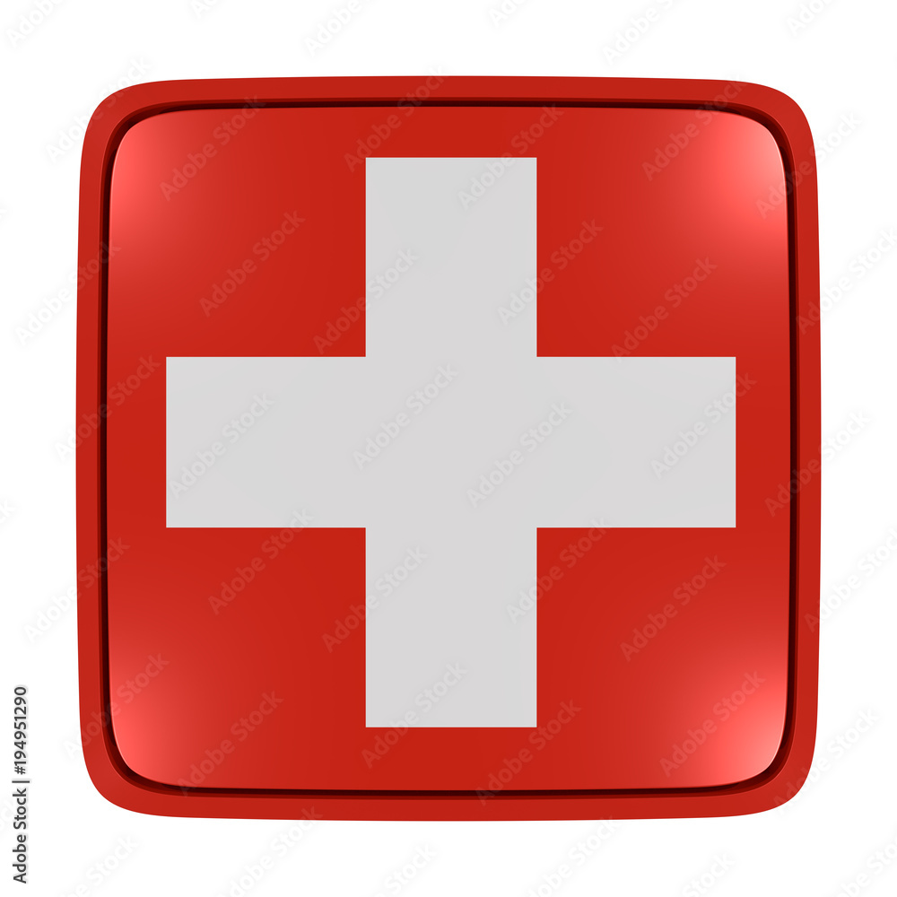 Obraz premium Switzerland flag icon