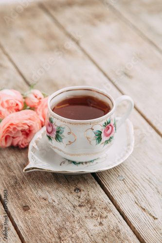 Souvenirs made of porcelain shot in the Studio with marshmallows and flowers. DIY and gift sets