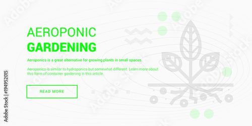 Aeroponic Gardening banner