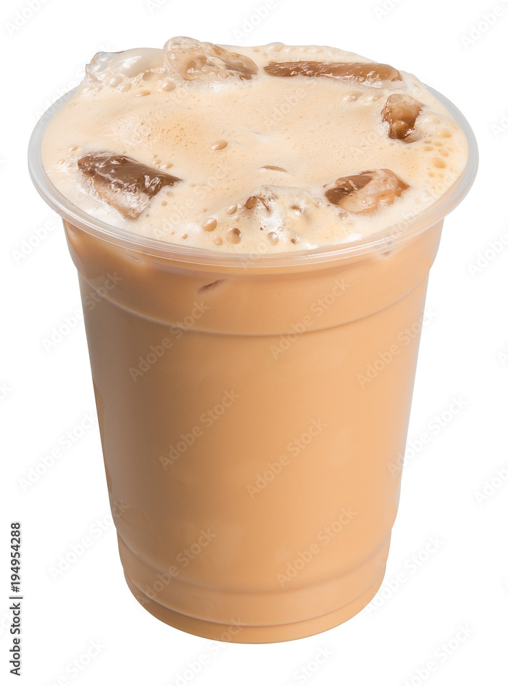 Iced tea or coffee with milk on a background. Iced tea or coffee with milk on a background.