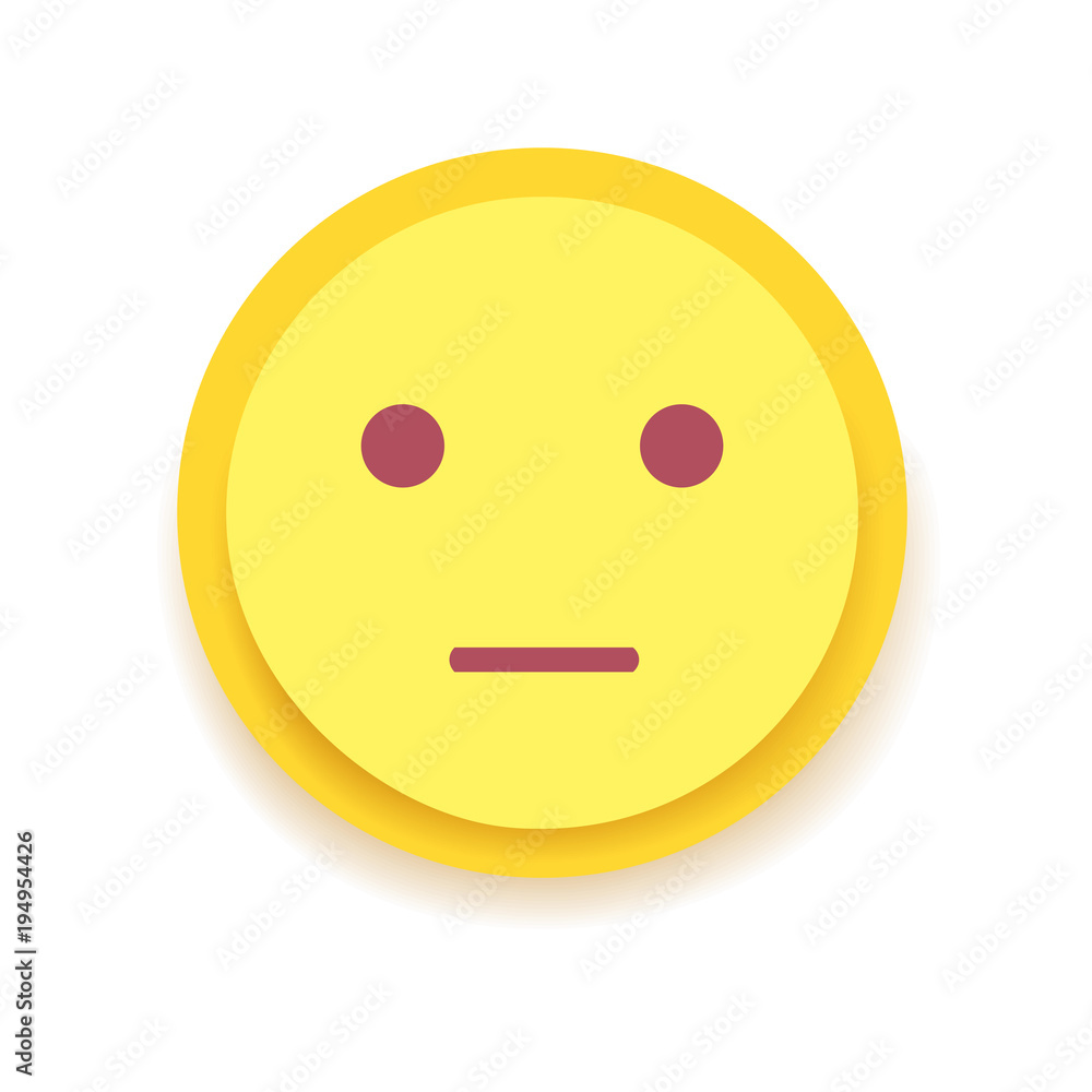 Emodji Icon. Emoticon for chat, messages,web. Isolated vector illustration Emodji Icon. Emoticon for chat, messages,web. Isolated vector illustration
