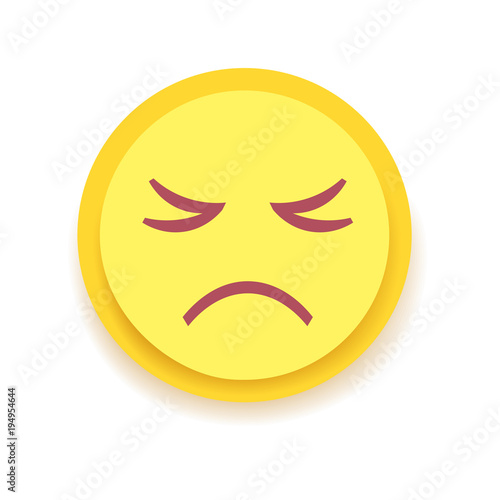 Emodji Icon. Emoticon for chat, messages,web. Isolated vector illustration 
