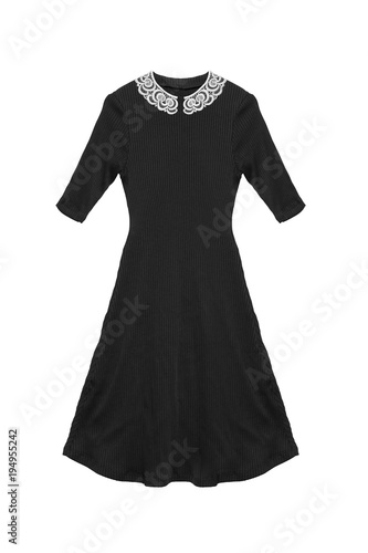 Black dress isolated