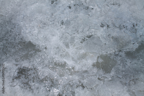 background pattern of the frozen ice © Наталья Вавилина