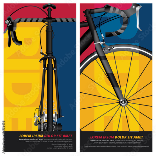 Bicycle Poster Vector Illustration