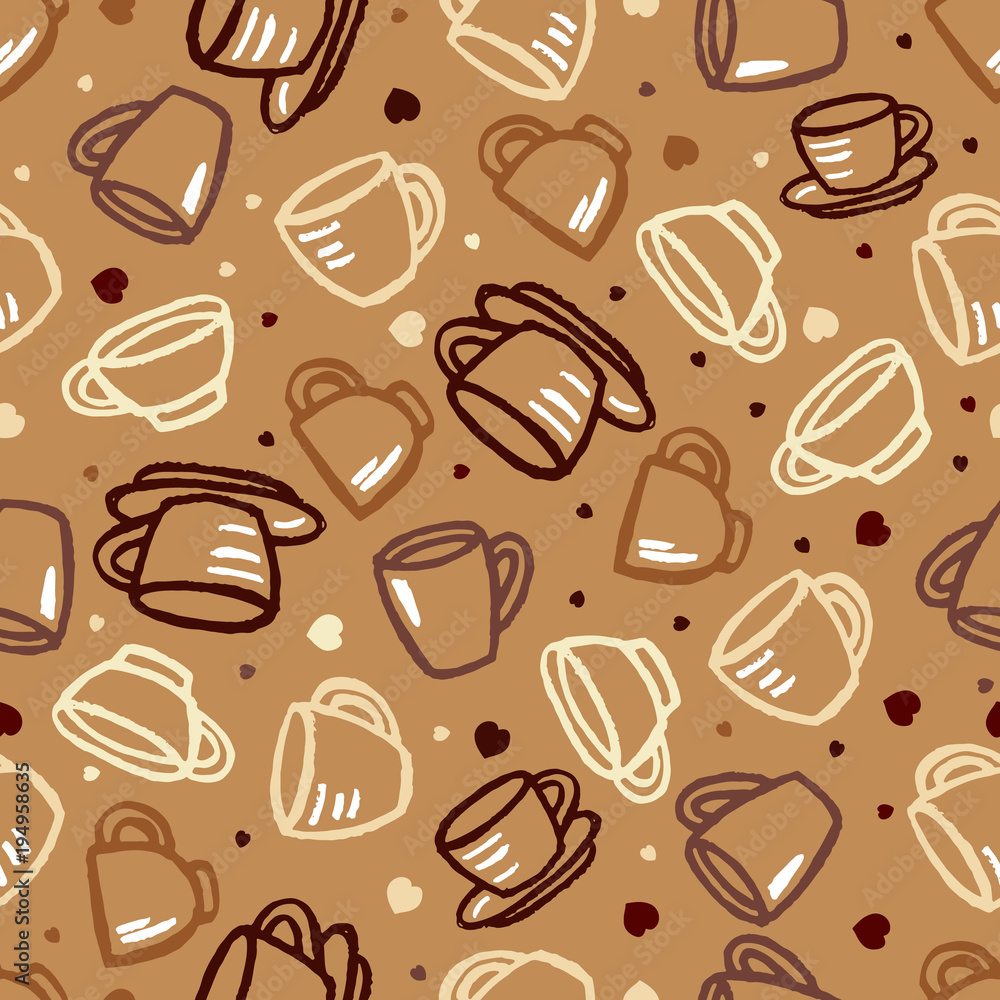 coffee seamless pattern coffee seamless pattern
