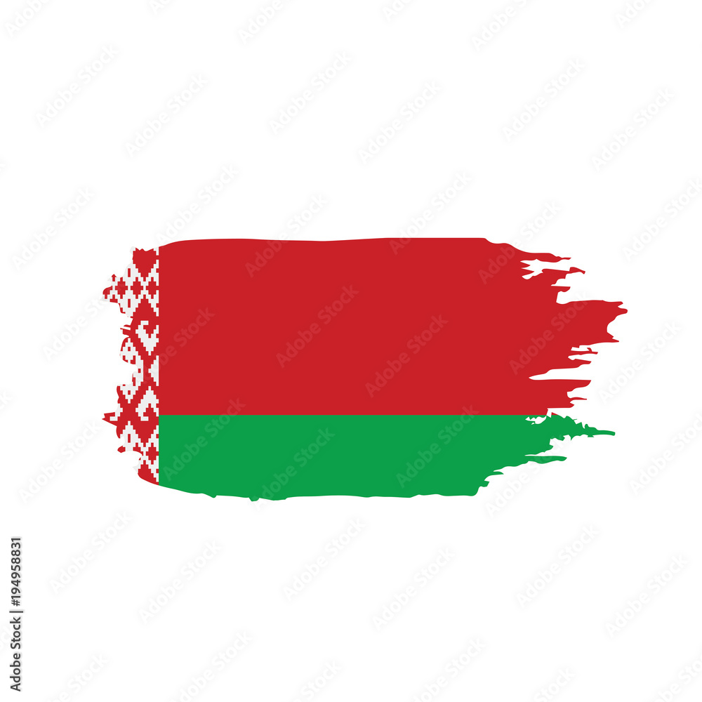 Belarus flag, vector illustration Belarus flag, vector illustration