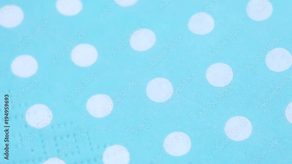 Napkin with polka dots Napkin with polka dots