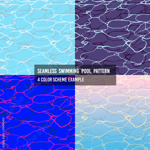 swimming pool pattern 4 color