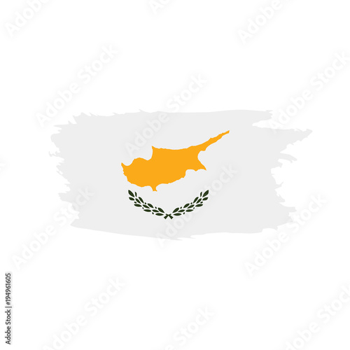 Cyprus flag, vector illustration