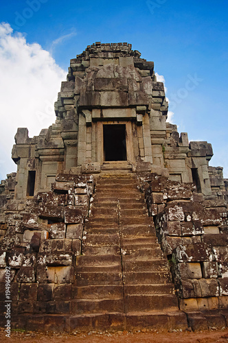 Ta Keo temple  Angkor  Cambodia. Massive unfinished mountain temple