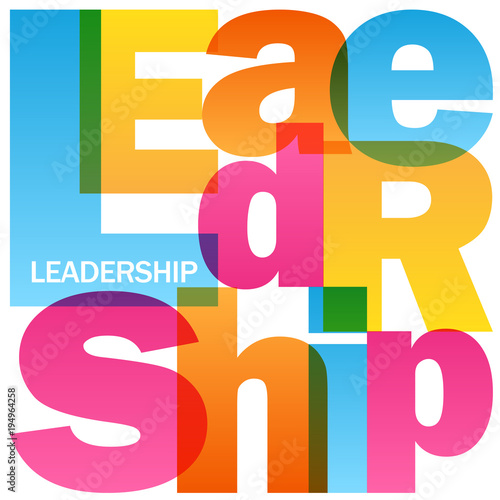 LEADERSHIP Vector Letters Icon