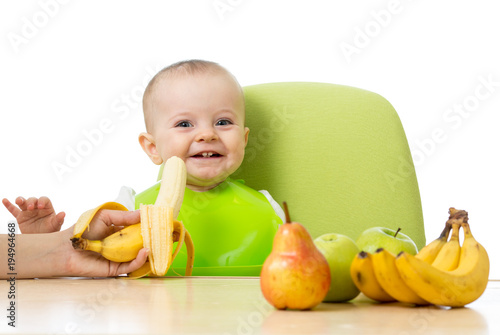 Baby having a table full of...