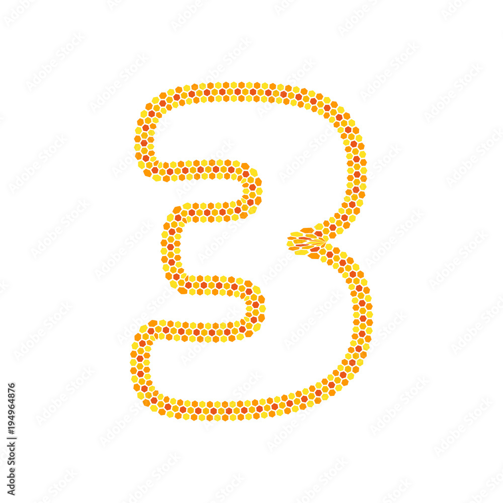 3 Hexagon Letter Logo Icon Design 3 Hexagon Letter Logo Icon Design
