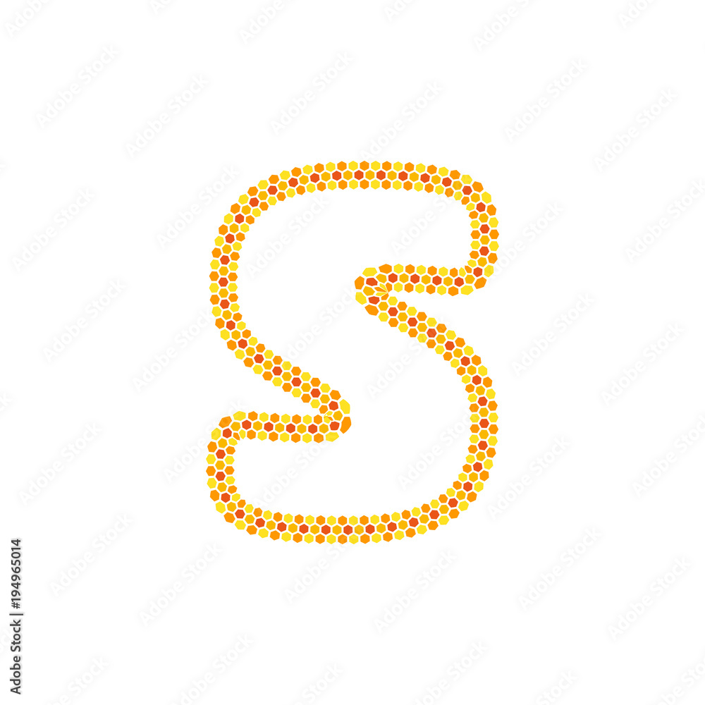 S Hexagon Letter Logo Icon Design S Hexagon Letter Logo Icon Design