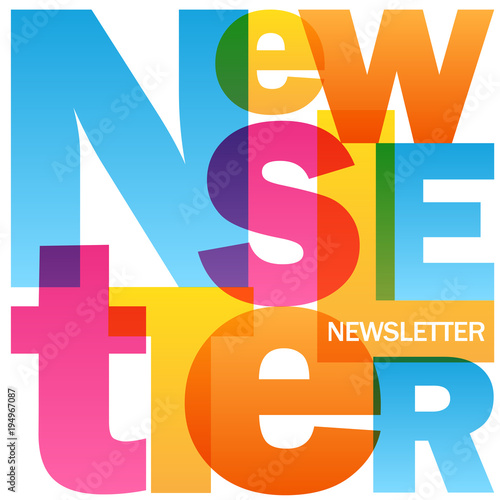 NEWSLETTER Vector Letters Icon