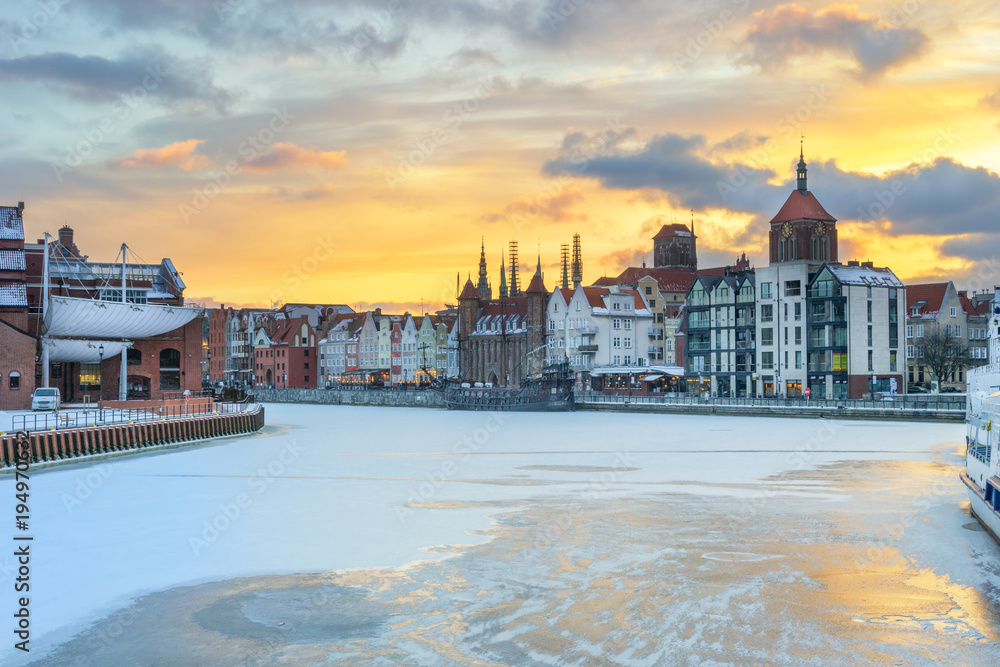 Sunset in Gdansk - Poland