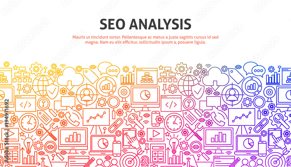 SEO Analysis Concept SEO Analysis Concept