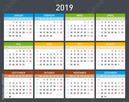 Kalender 2019