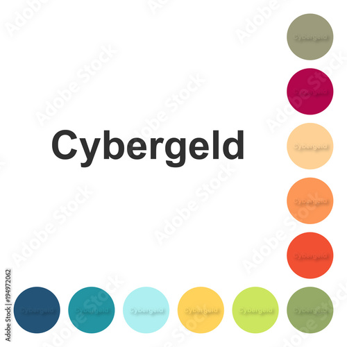 Farbige Buttons - Cybergeld