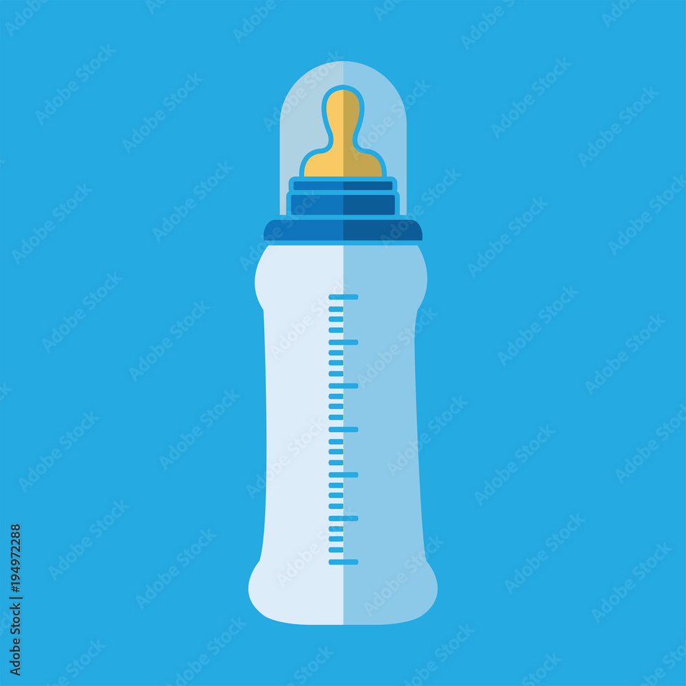 Feeding Bottle or Baby bottle for infants and young children vector illustration Feeding Bottle or Baby bottle for infants and young children vector illustration