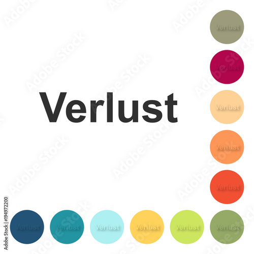 Farbige Buttons - Verlust