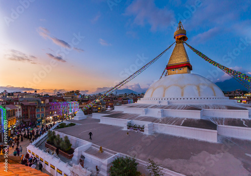 Bodnath Stupa, Kathmandu, Nepal