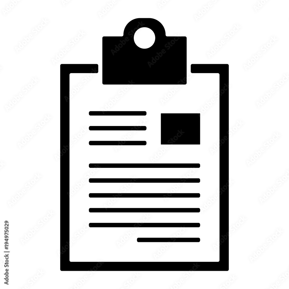 Business Icon - Klemmbrett Business Icon - Klemmbrett