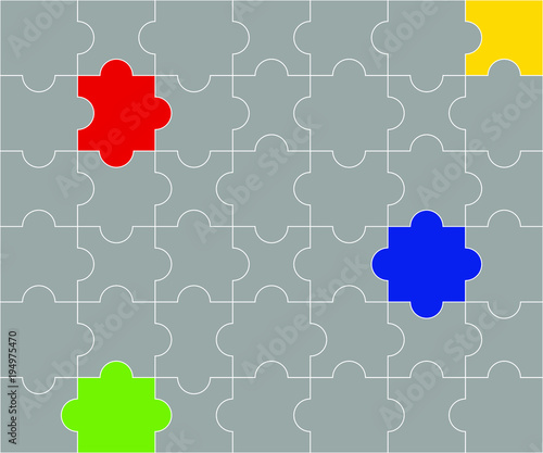 Buntes Puzzle