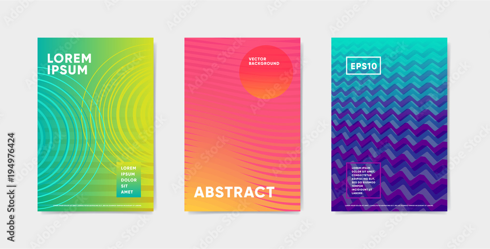 Bright color abstract pattern background with line gradient texture for minimal cover design Bright color abstract pattern background with line gradient texture for minimal cover design