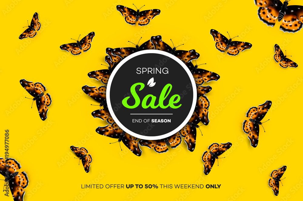 Final Spring Sale. Modern Conceptual Vector Illustration. Promotion Template For Banners, Posters, Gift Cards