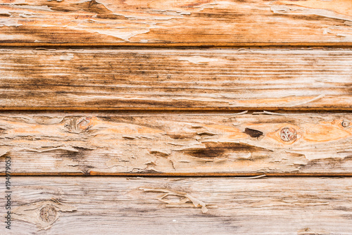 Beautiful wooden background - old light horizontal boards