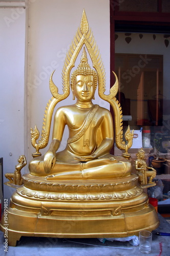Golden statue of Buddha  Thailand