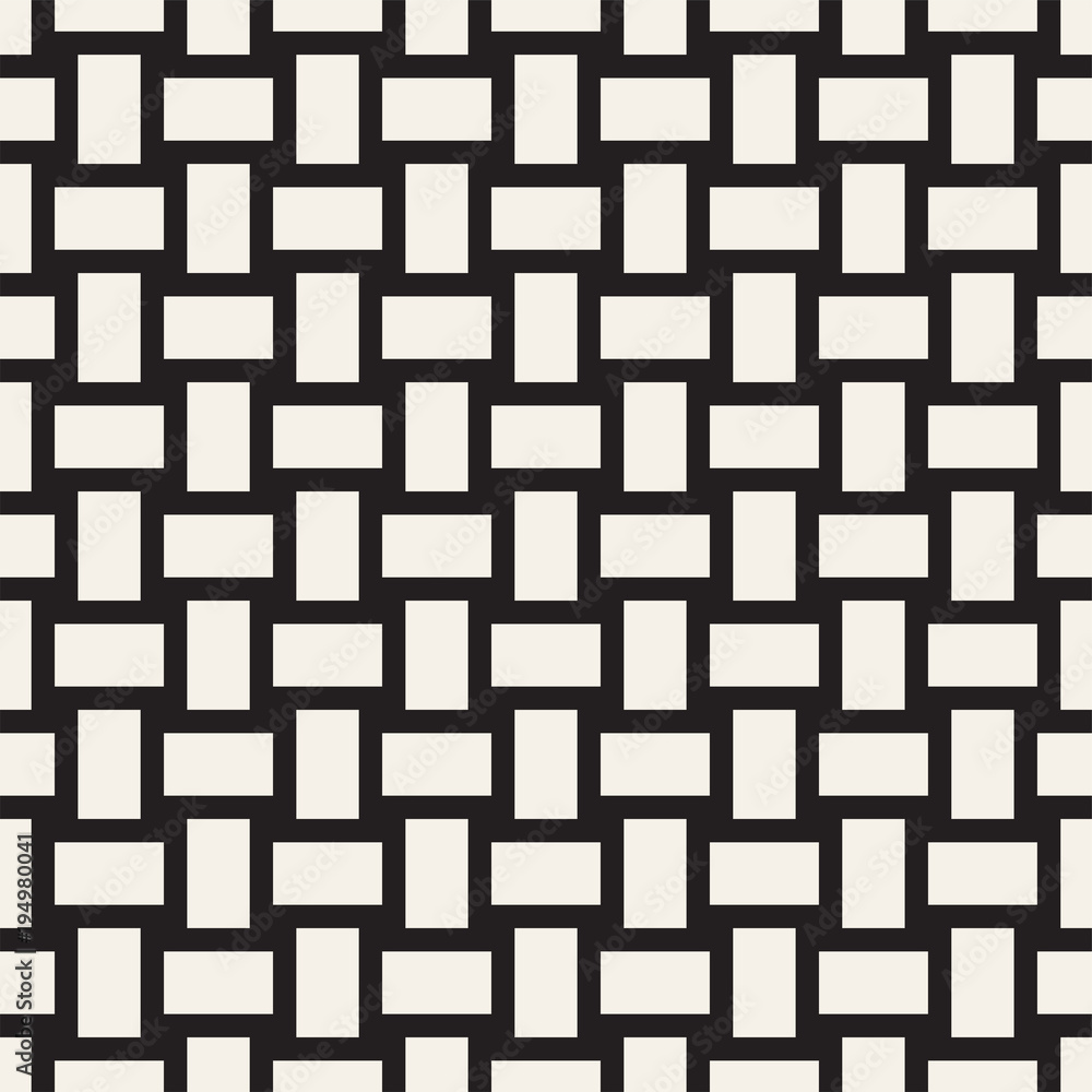 Trendy twill weave Lattice. Abstract Geometric Background Design. Vector Seamless Black and White Pattern. Trendy twill weave Lattice. Abstract Geometric Background Design. Vector Seamless Black and White Pattern.