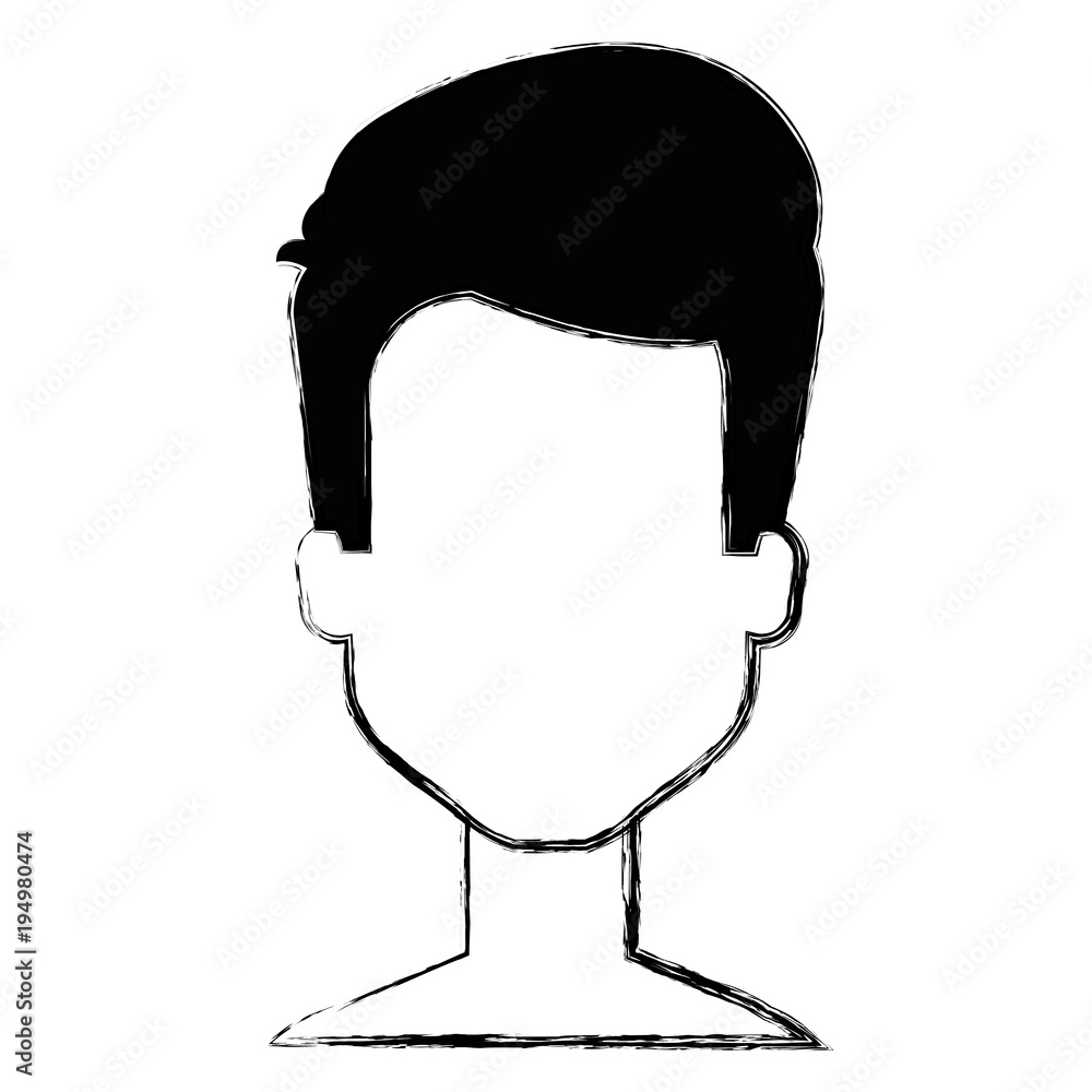 young man shirtless avatar character vector illustration design young man shirtless avatar character vector illustration design