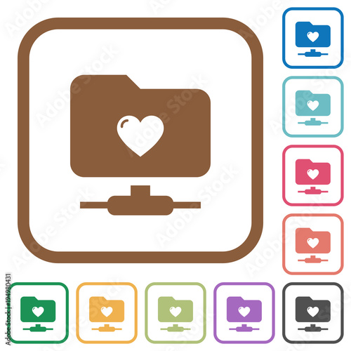 Favorite FTP simple icons