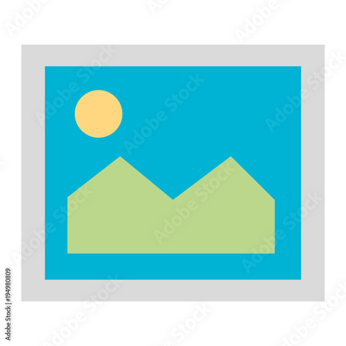 picture file isolated icon vector illustration design