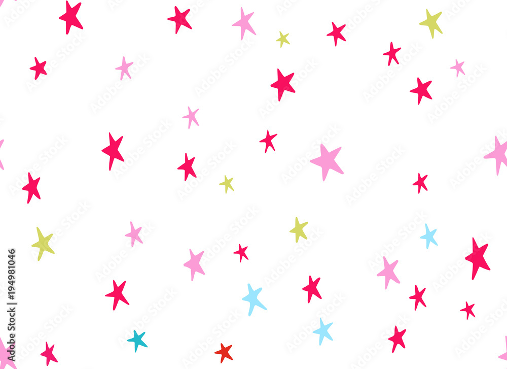 Seamless pattern colorful stars Seamless pattern colorful stars
