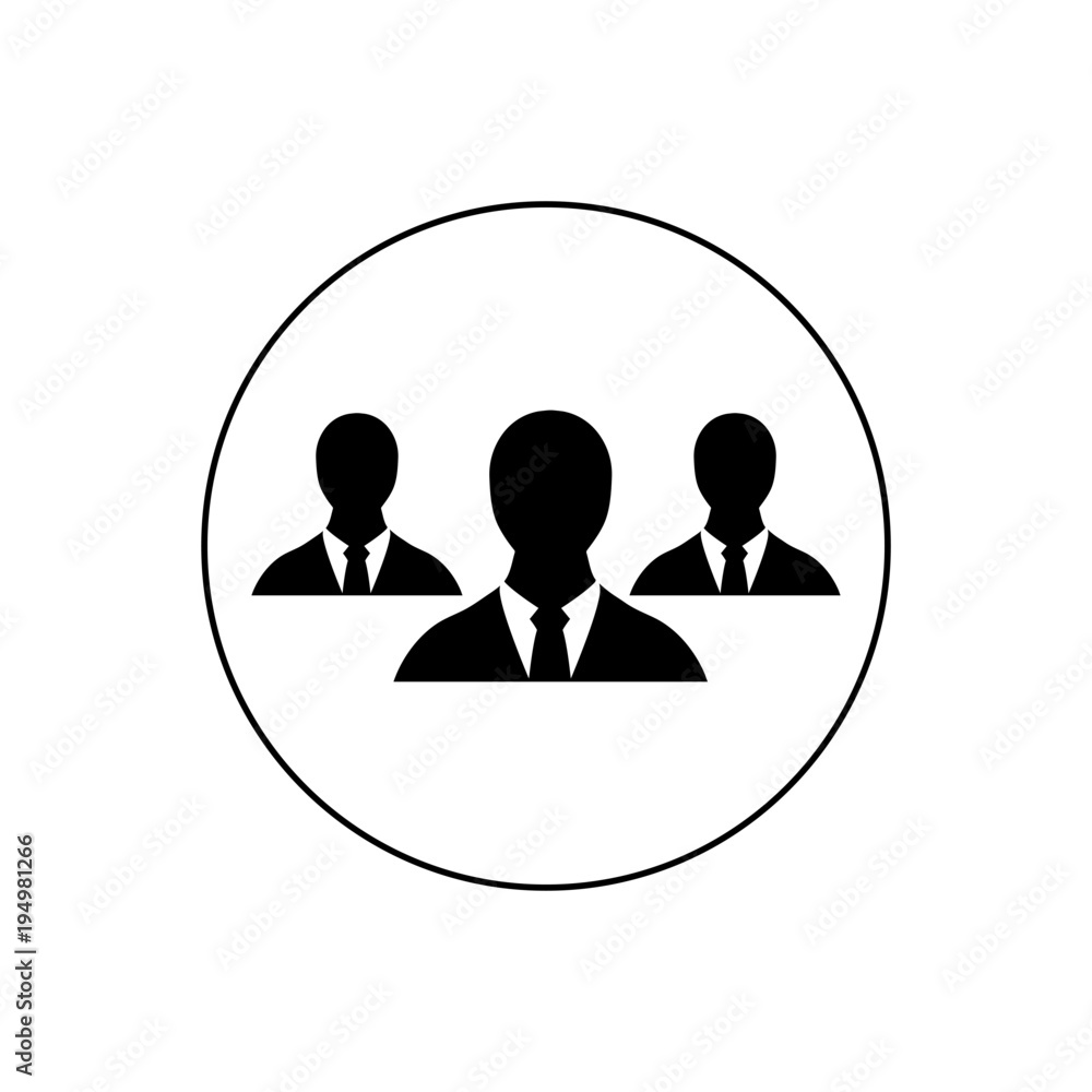 Team people icon, logo Team people icon, logo