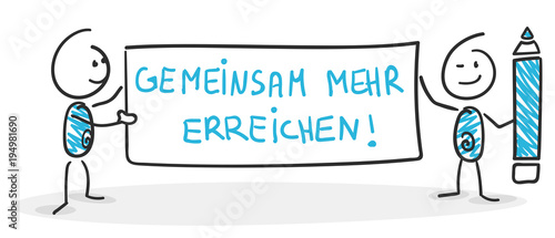 Sticky / Strichmännchen - Gemeinsam mehr erreichen
